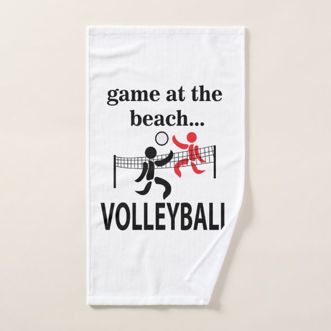 Volleyball Sport de plage (Serviette à main)