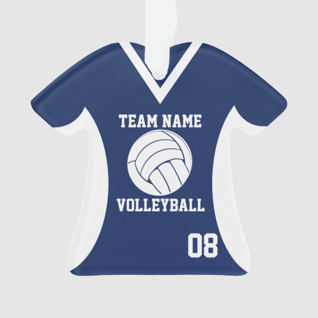 Volleyball Sports Jersey Blue (devant)