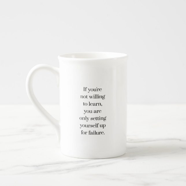 Volonté D'Apprendre La Mug Spécialisée (Gauche)
