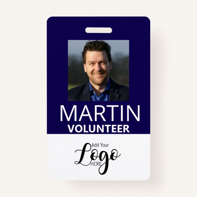 Volunteer Badge | Custom Name Tag (Devant)