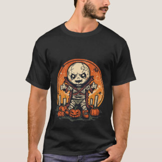 🎃 Voodoo Halloween drôle – T-shirt effrayant et b