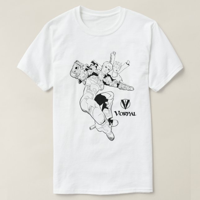 Vorpal Comic Book TShirt : Couverture 2 Action (Design devant)