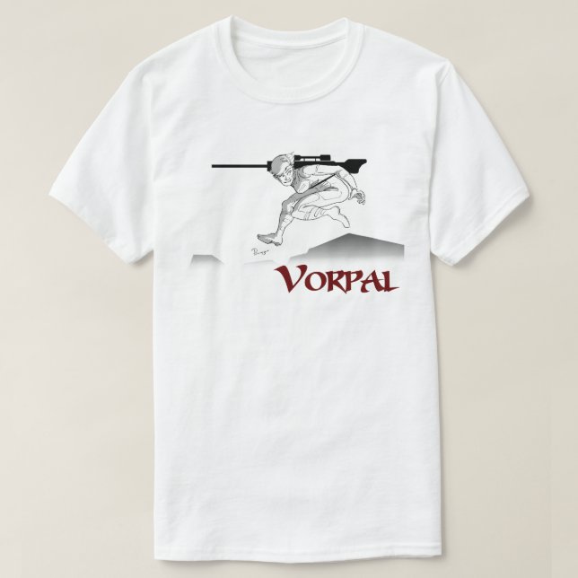 Vorpal Comic Book TShirt : Design par D. Bethel (Design devant)
