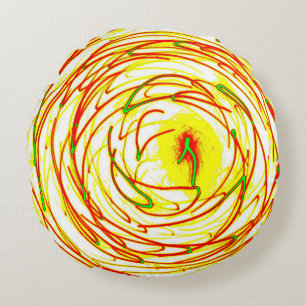 Vortex Coussin Rond Coussin Rond