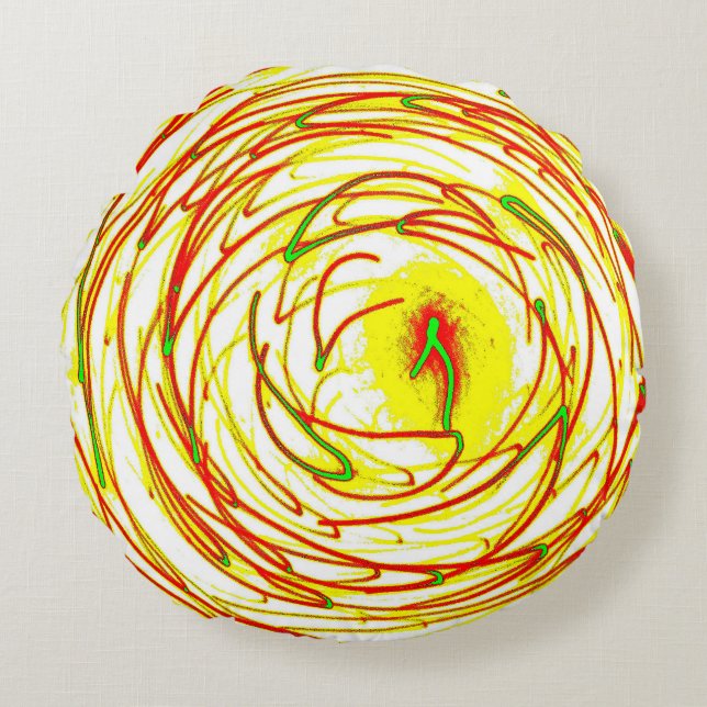 Vortex Coussin Rond Coussin Rond (Devant)