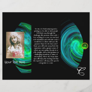 VORTEX MONOGRAMME BLEU VERT
