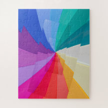 vortex multicolores sur Puzzle
