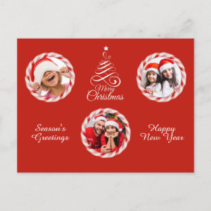 VOS 3 photos dans une carte postale personnalisée 