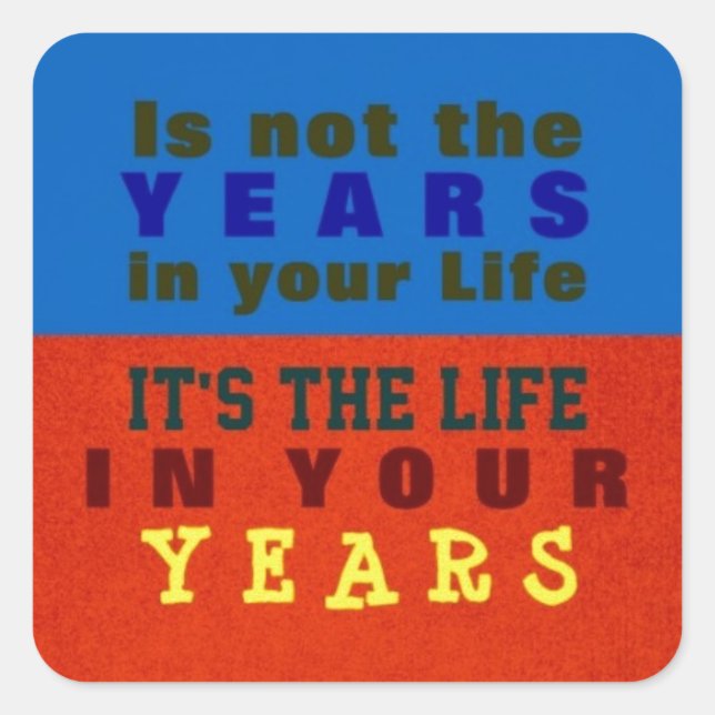 VOS ANNÉES ~ Stickers (Devant)