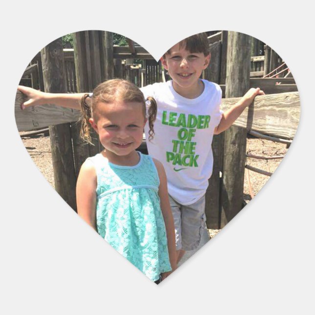 Vos autocollants de coeur photo (Devant)