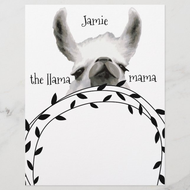 Vos blocs-notes Lama Maman (Devant)