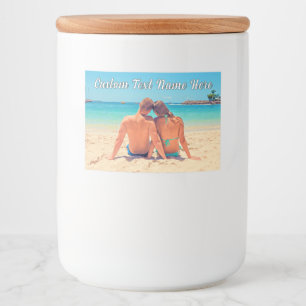 Vos Étiquettes photo de nourriture ou de bouteille