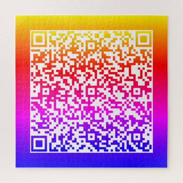 Vos informations d'analyse de code QR Puzzle perso (Vertical)