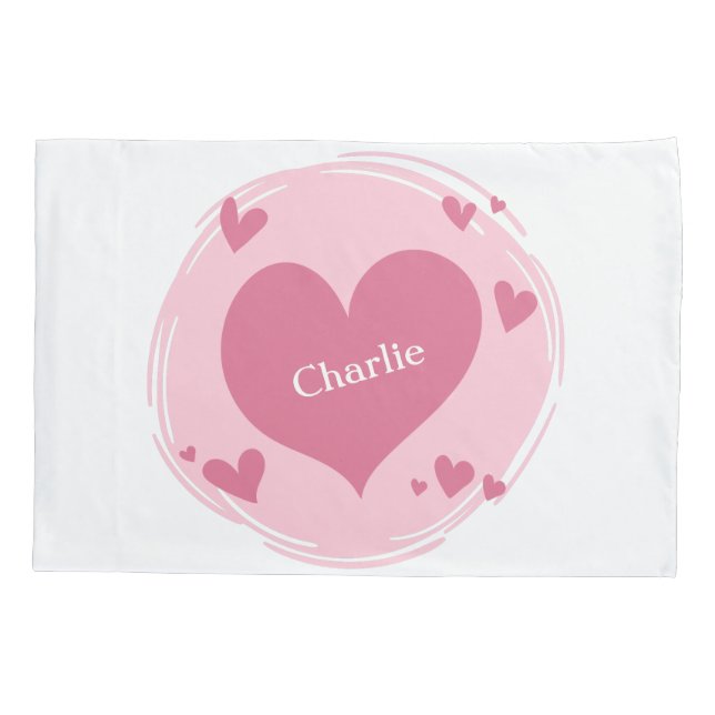 Vos noms dans des taies d'oreiller d'un coeur (Dos)