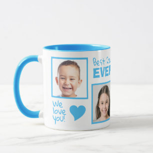 VOS photos et noms MEILLEUR BEST DAD mug