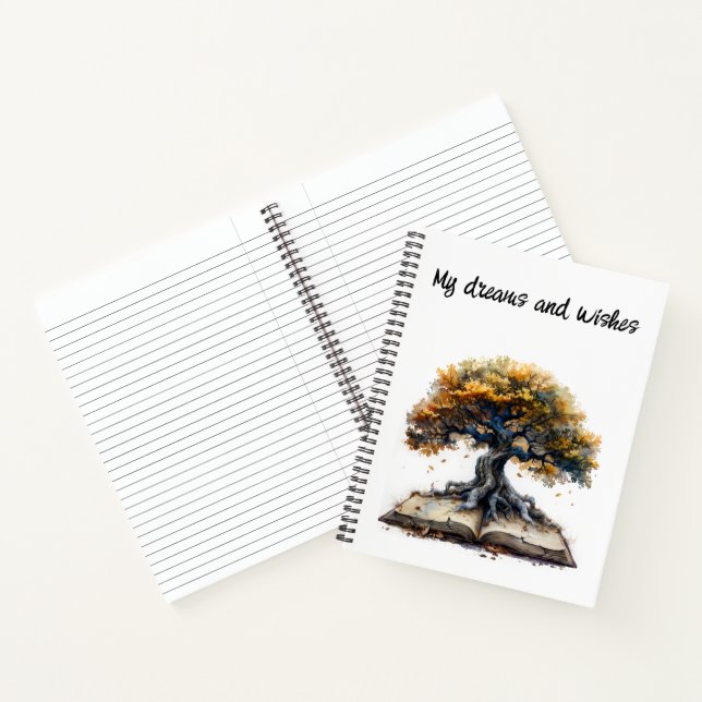 Vos rêves avec Carnet spiral "Mes désirs" (Intérieur)