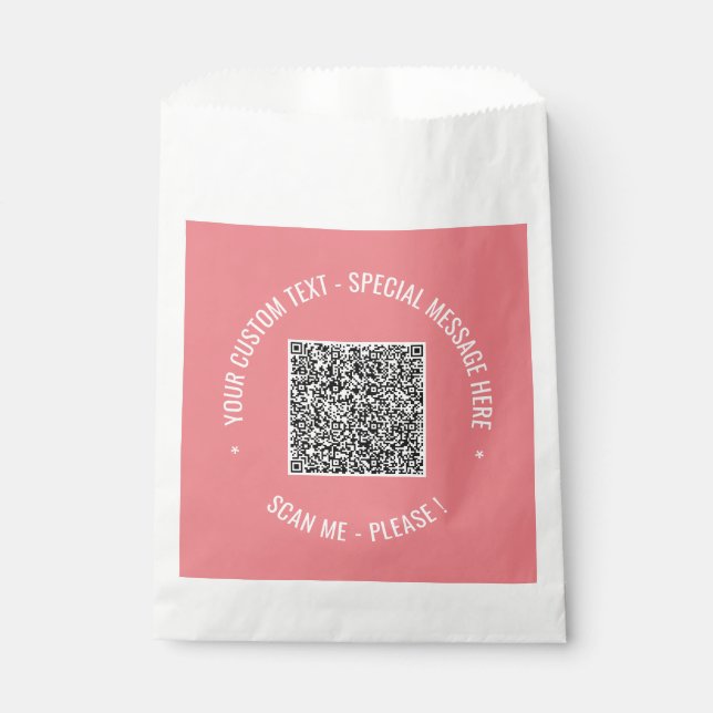 Vos sacs favoris avec code QR modèle texte personn (Devant)