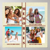 VOS SOUVENIRS DE PHOTO POSTER FACILEMENT À REMPLIR