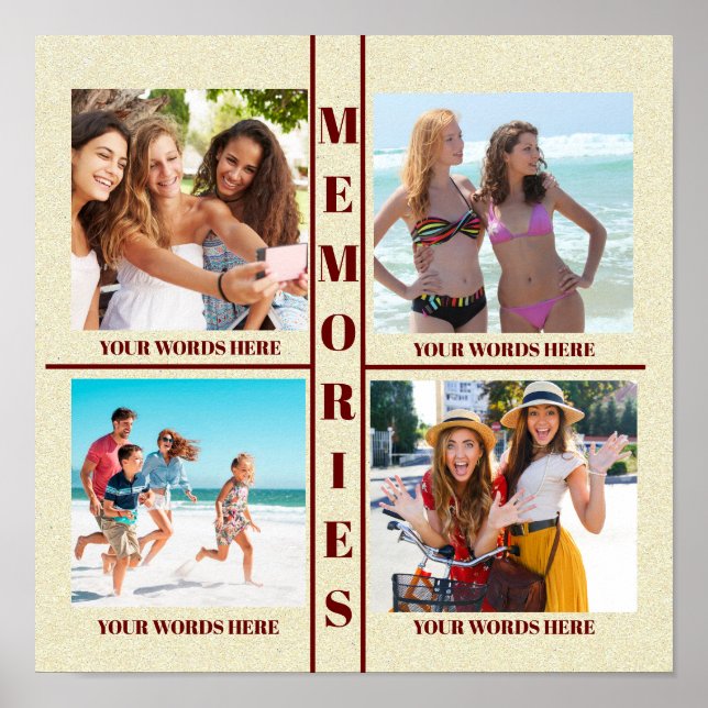 VOS SOUVENIRS DE PHOTO POSTER FACILEMENT À REMPLIR (Devant)