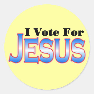 Vote 4 JESUS STICKERS