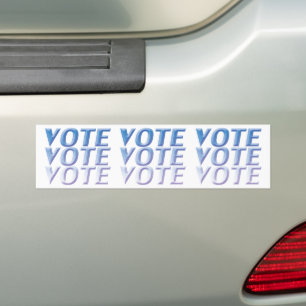 vote - bleu / blanc - Bumper Sticker