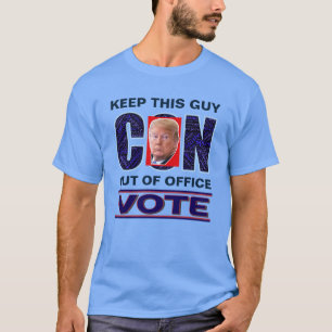 Vote Blue Resist 2024 Président Basic Dark T-Shirt