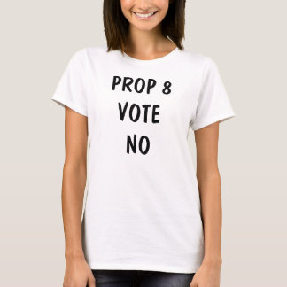 VOTE de l'APPUI VERTICAL 8 AUCUN T-shirt (femmes)