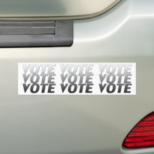 vote - gris / blanc - Sticker