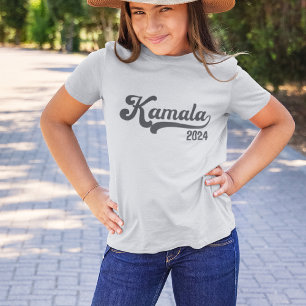 Vote Kamala Harris 2024 T-shirt Grey Varsity Kids