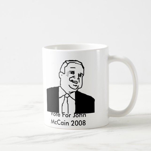 Vote pour la tasse de John McCain (Droite)