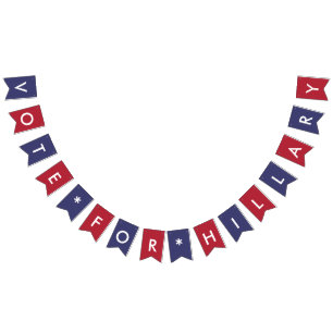 Vote pour le drapeau américain Democratic de