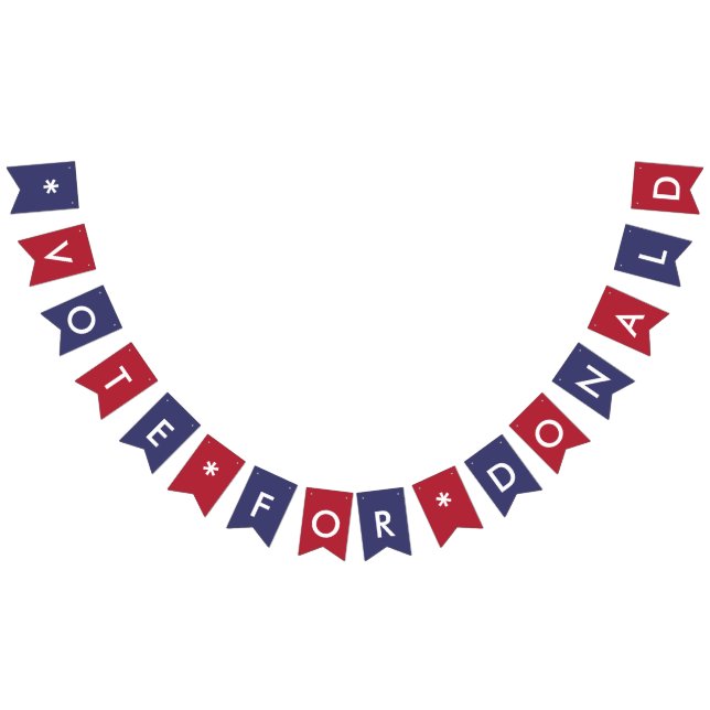 Vote pour le drapeau républicain américain Donald  (Tout)