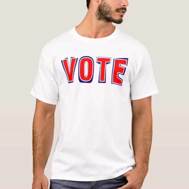 Vote T-shirt pour hommes et femmes (Devant)