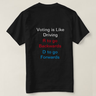 Voter, c'est comme conduire un T-shirt