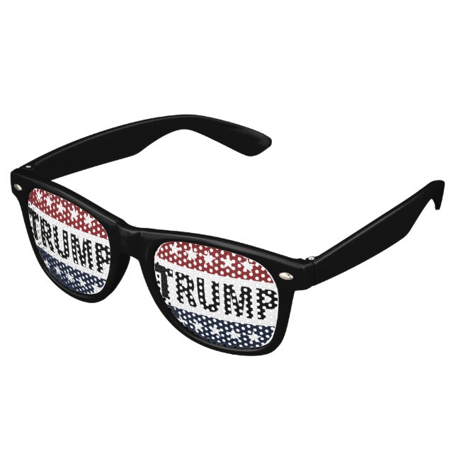 Voter Donald Trump Élection Rallye Parti Lunettes  (Angulaire)