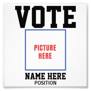 VOTER LE NOM PERSONNALISER LA PHOTO