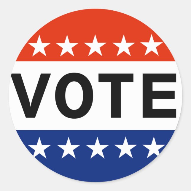 voter maintenant autocollants (Devant)