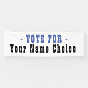 Voter Pour La Bannière Candidate