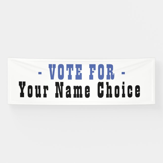 Voter Pour La Bannière Candidate (Horizontal)