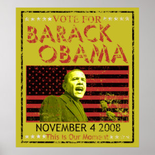 Voter pour les affiches de Barack Obama
