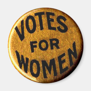 Votes pour des femmes - aimant
