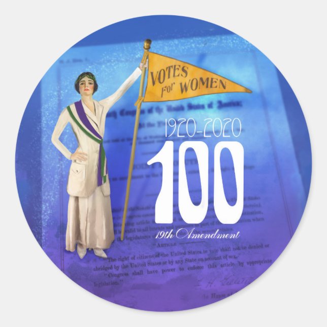 Votes Suffragette pour Stickers Femmes (Devant)
