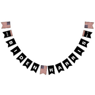 Votez BIDEN HARRIS sur la bannière du drapeau du B