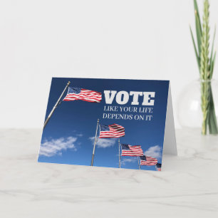 Votez Comme Votre Vie Dépend De Votre Carte De Voe