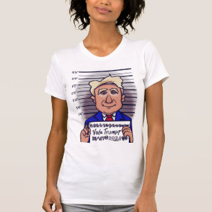 Votez le T-shirt blanc féminin de Trump