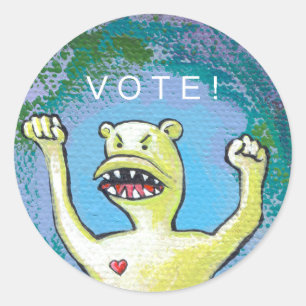 Votez Monster Sticker - Vous devez voter !