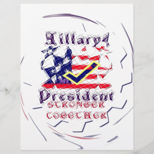 Votez pour Hillary USA Plus Fort Ensemble Mon Pré