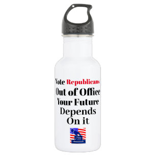 Votez pour les Républicains sans bouteille d'eau