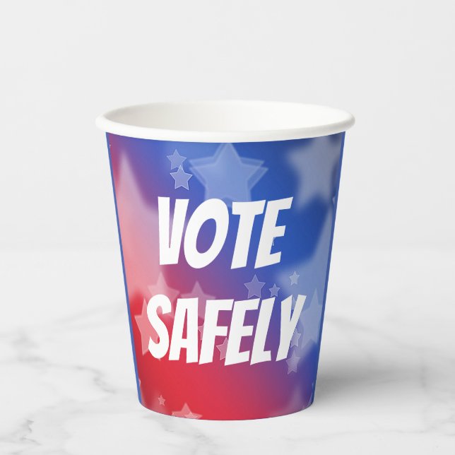 Votez sans danger Gobelet en papier (Recto)