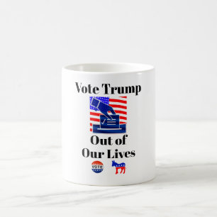 Votez Trump hors de nos vies Café Mug